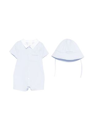 tuta in cotone azzurro GIVENCHY KIDS | H31253771